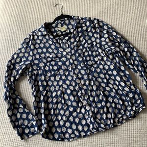 Maeve by Anthropologie Strawberry Blouse Size 12